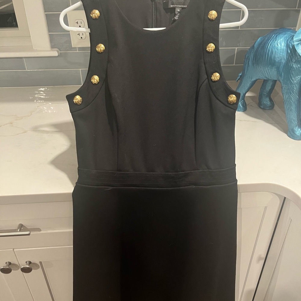WHBM Black Midi Dress (Must Add to a Bundle Amounting to a Minimum of $20)